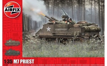 Airfix 135 Scale Plastic Kit M7 Priest Tank - A1368