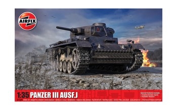 Airfix 135 Scale Plastic Kit Panzer III AUSF J Tank - A1378