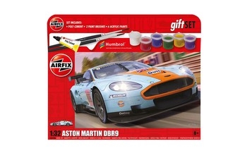 Airfix 132 Scale Plastic Kit Aston Martin DBR9 Hanging Starter Gift Set - A50110A