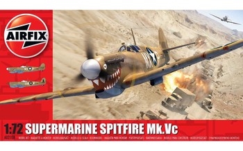 Airfix 172 Scale Plastic Kit Supermarine Spitfire MkVc - A02108
