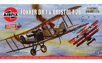 Fokker DR1 Triplane And Bristol Fighter Dogfight Double