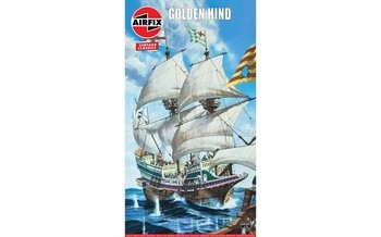 Airfix 172 Scale Plastic Kit Golden Hind Vintage - A09258V