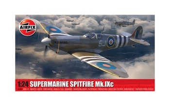 Airfix 124 Scale Plastic Kit Supermarine Spitfire MkIXc - A17001 Airfix 124 Scale Plastic Kit Supermarine Spitfire MkIXc - A17001