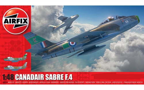 Airfix 148 Scale Plastic Kit Canadair Sabre F4 - A08109