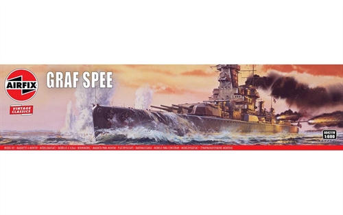 Airfix 1600 Scale Plastic Kit Admiral Graf Spee Vintage - A04211V