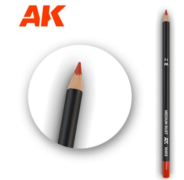Weathering Watercolor Pencil – Medium Rust