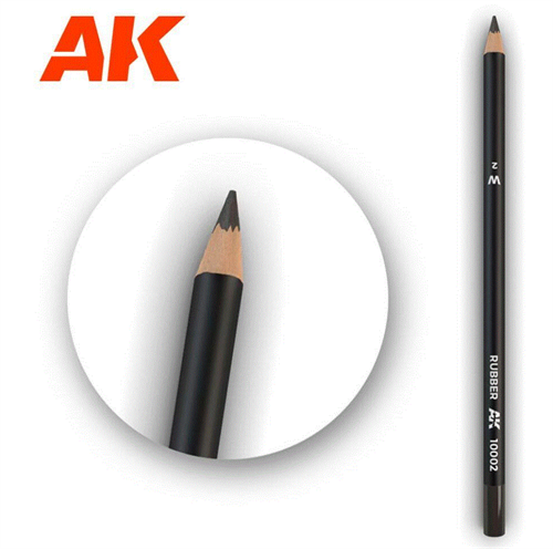 Weathering Watercolor Pencil – Rubber Black