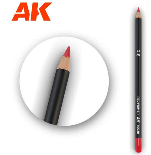 Weathering Watercolor Pencil – Red Primer