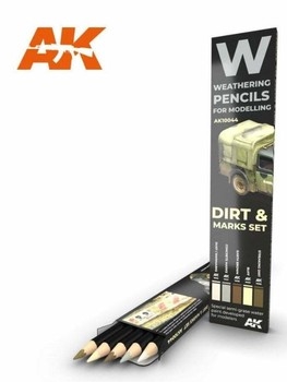 Watercolour Weathering Pencil Set – Dirt and Marks