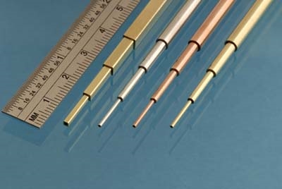 3mm Aluminium Tube 1m Length (Pack of 2)