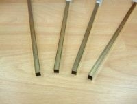 SB1M - 396mm Square Brass Tube 12in 2