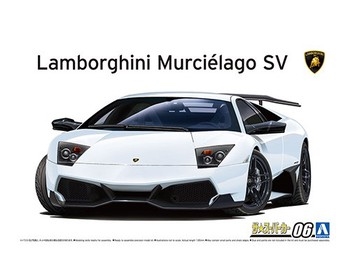 Lamborghini Murcielago SV 2009 1/24 Plastic Model Kit