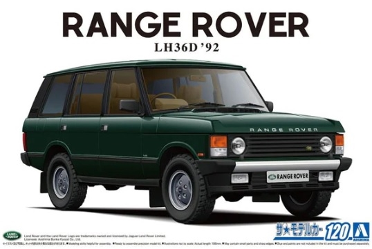 Range Rover Classic LH36D 1/24 Plastic Model Kit