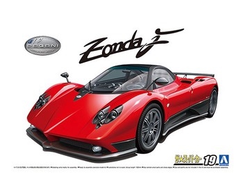 Pagani Zonda F 2005 124 Plastic Model Kit