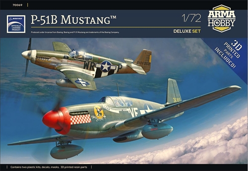 P-51B Mustang Deluxe Set with 2 complete kits