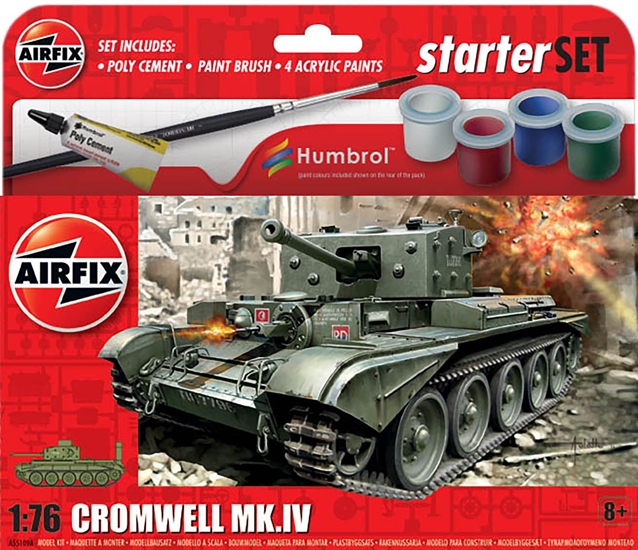 AIRFIX Airfix 176 Scale Plastic Kit Cromwell Mk.IV Hanging Starter