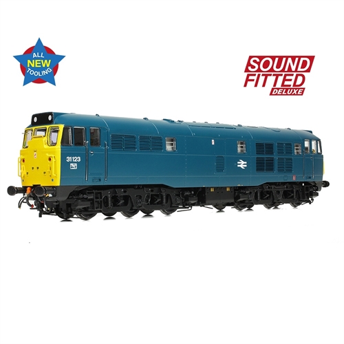 Class 31/1 31123 BR Blue (auto un-couple)