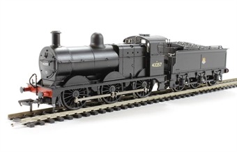 Class 3F 0-6-0 43257 in BR black with early emblem