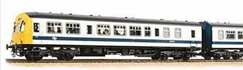 32-289 Class 101 2 Car DMU BR Refurbished White  Blue