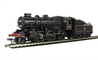 Class 4 Ivatt 2-6-0 43018 in BR lined black with early emblem