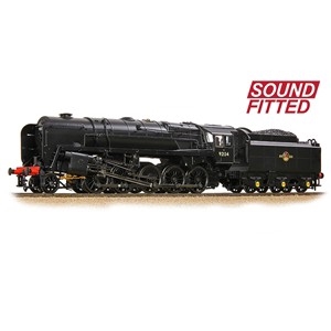 BR Standard 9F with BR1G Tender 92134 BR Black Late Crest Sound Fitted Bachmann OO Gauge Steam Locomotive - 32-861SF