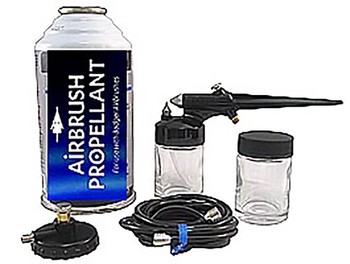 Basic Spray Gun Set with Propel, Jar, Regulator amp; Hose