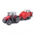 10cm Massey Ferguson 8740S Tractor with Baler Lifter