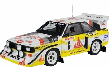 Audi Sport Quattro S1 E2 1986 Monte Carlo Rally 124 Plastic Model Kit