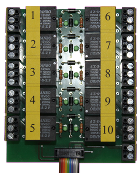 Beier 10-way relay switcher for USM-RC-2 (5-9V)
