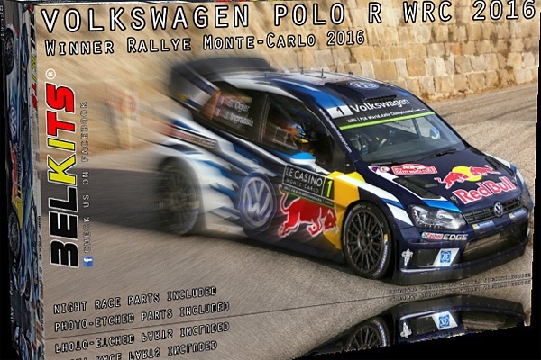 VW Polo WRC 2016 1/24 Plastic Model Kit