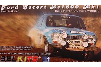 Ford Escort RS1600 Mk1 1973 124 Plastic Model Kit