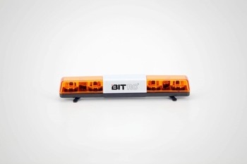 Wide orange roof bar with 4 rotating LEDs