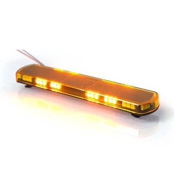 Wide orange roof bar with flashing LEDs Orange cover