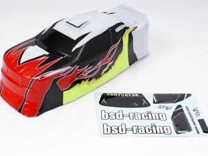 Nitro Onslaught Bodyshell Pre Painted Red 1/10