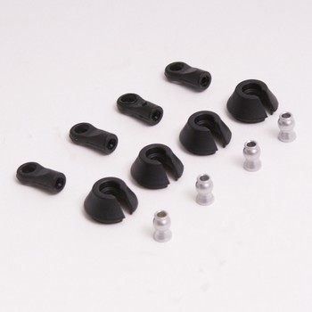 BALL END AND LOWER SHOCK SPRING CUP AND SPACER V2. 4 OF EACH