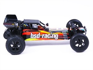 BSD Prime Baja V3 Body Shell - Black/Orange/Yellow/Blue