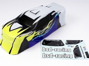 Flux Onslaught Bodyshell Pre Painted Yellow 1/10