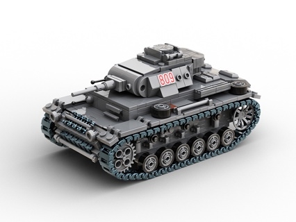 Panzer III (755 Bricks)