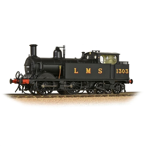 MR 1532 (1P) Tank 1303 LMS Black OO Gauge Steam Locomotive (Original) - 31-741