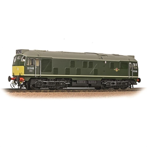 Class 24/1 D5149 BR Green OO Gauge Diesel Locomotive (Small Yellow Panels) - 32-441