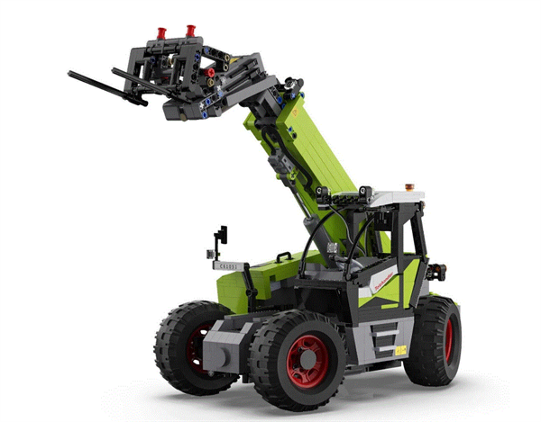 Telehandler Loader with RC Function (1469 Bricks)