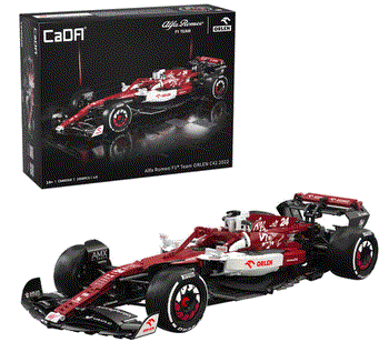 Alfa Romeo F1 ORLEN C42 Car 18 Brick Model
