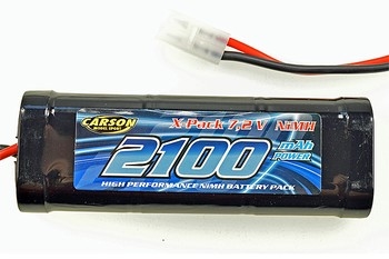 7.2V 2100mAh NiMh Stick Pack