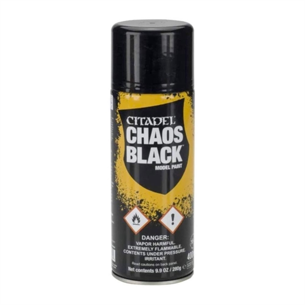 CHAOS BLACK SPRAY PAINT