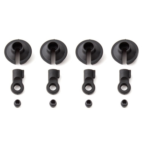 TEAM ASSOCIATED RC8B3/RC8B3.1//RC8B3.2 SHOCK ROD ENDS & SPRING CUPS 20MM