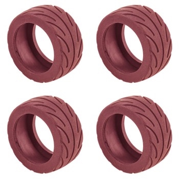 TEAM ASSOCIATED NANO SPORT RADIAL TYRES RED (4)