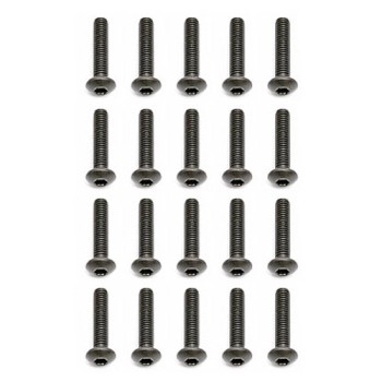 Team Associated M3 X 14 Button Head Hex Screws (10)