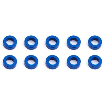 ASSOCIATED BALLSTUD WASHERS 5.5 x 2.0mm BLUE ALUMINIUM x10