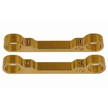 TEAM ASSOCIATED TC7.1 FT BRASS ARM MOUNTS (OUTER)