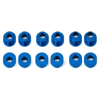 ASSOCIATED RC12R6 TRACK WIDTH BUSHINGS - ALUMINIUM